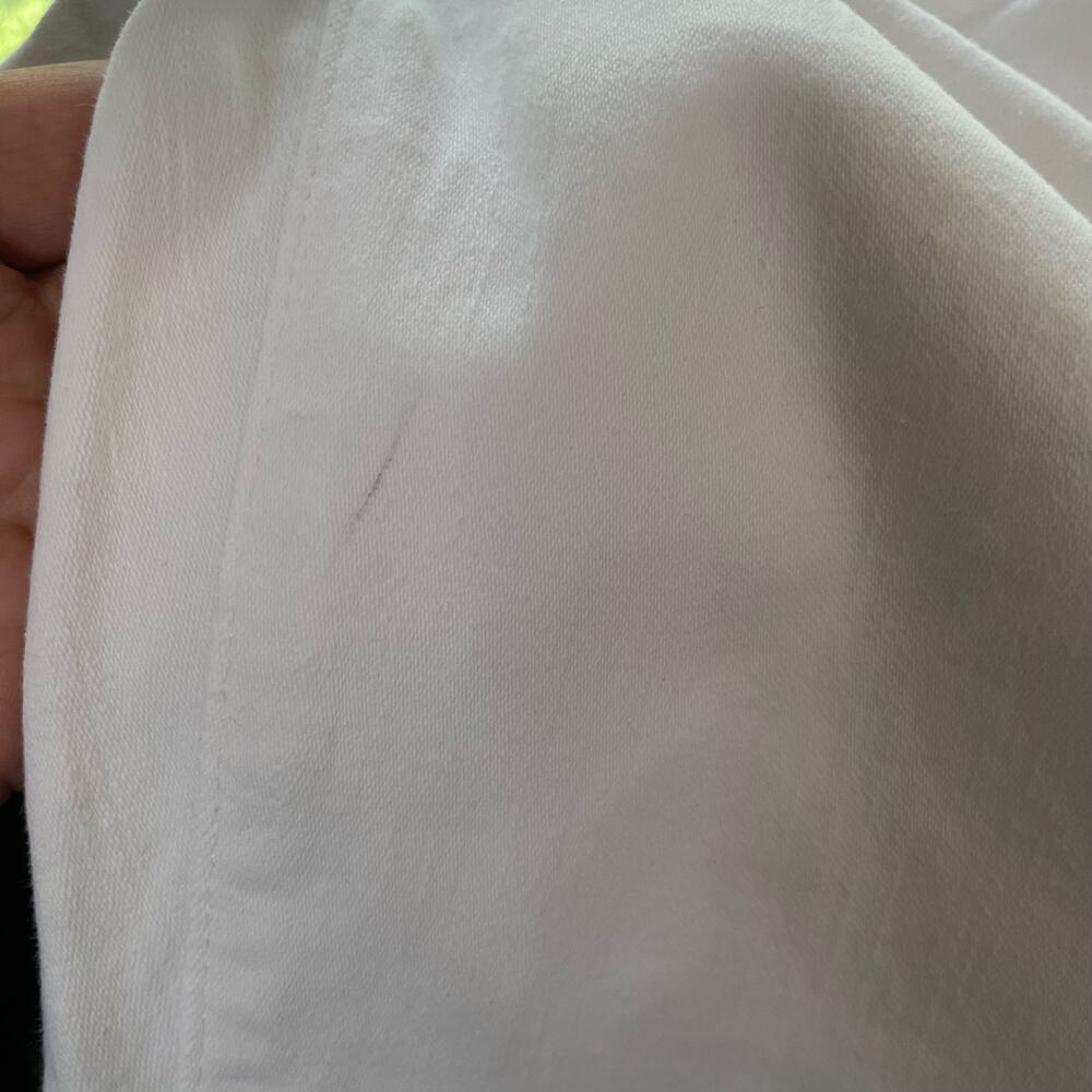 NWT Madewell Kick Out Crop Jeans‎ in Pure White Size 26 - Picture 10 of 12